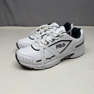 Fila Training Men's Talon 3 White/Navy Sneakers Size 12 Wide New In Box